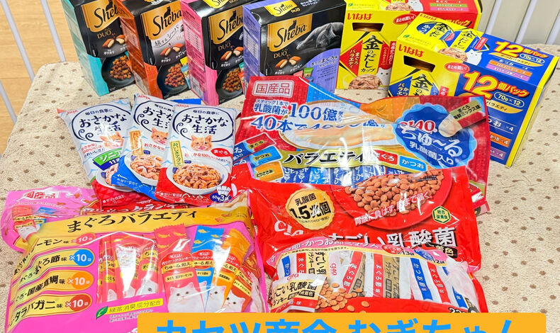 画像5710：高橋様、このたびはたくさんのペットシーツをご支援いただき、心