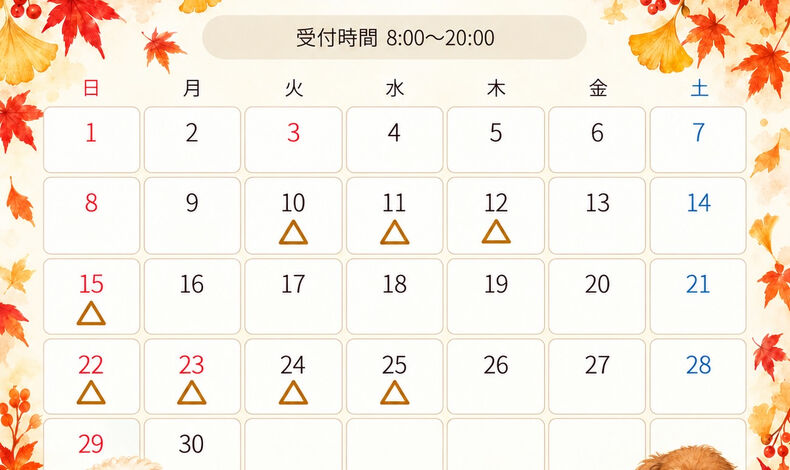 画像5716：季節の変わり目は、朝晩の寒暖差がシニアのワンちゃんの負担にな